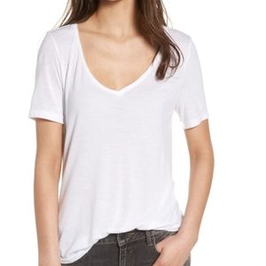 BP. Raw Edge V-Neck Tee